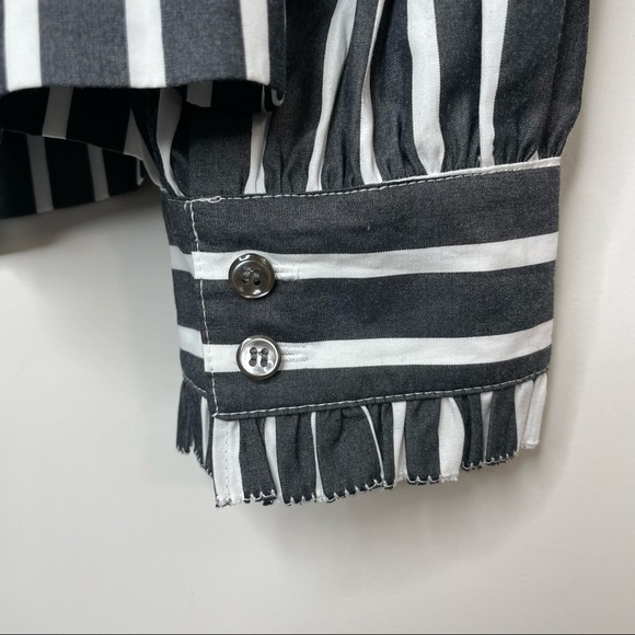 J. Crew off shoulder striped top with bow Size Small - Picture 5 of 7